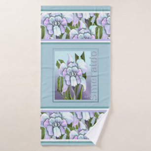 Smeraldo-bloem Badhanddoek