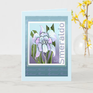 Smeraldo Bloem blanco kaart