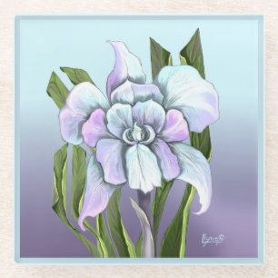 Smeraldo Bloem Glazen Onderzetter