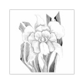 Smeraldo-bloem Rubberstempel (Afrduk)