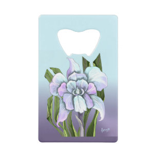 Smeraldo-bloemenkaart flesopening kredietkaart flessenopener