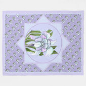 Smeraldo fleurie couverture polaire (Devant (Horizontal))