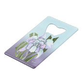 Smeraldo fleurie ouvre-bouteille de carte de crédi (Devant Angle)