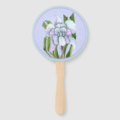 Smeraldo flower Hand Fan Handwaaier (Voorkant)