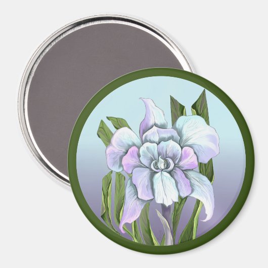 Smeraldo flower Magnet Magneet (Voorkant / Achterkant)