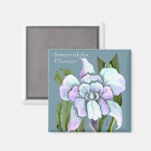 Smeraldo flower magnet magneet (Voorkant / Achterkant)