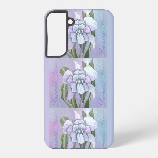 Smeraldo Flower Samsung Galaxy Coque (Verso)