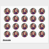 Smerig de Clown Ronde Sticker (Vel)