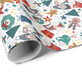 smerig kerstfeest cadeaupapier (Rol Hoek)