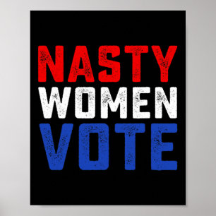 Smerige Vrouwen Stemmen Poster