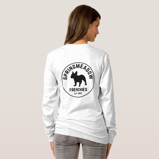 SMF Outline L Borst en Ronde Rug T-shirt (Achterkant volledig)