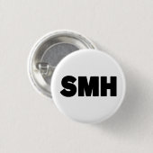 SMH | Text Slang Ronde Button 3,2 Cm (Voorkant /achterkant)
