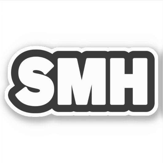 SMH | Text Slang Sticker (Voorkant)
