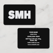 SMH | Text Slang Visitekaartje (Voorkant / Achterkant)