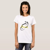Smile Arabic Calligraphy - T-shirt féminin (Devant entier)