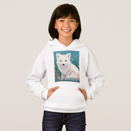 Smile Arctic Fox Tshirt (Devant entier)