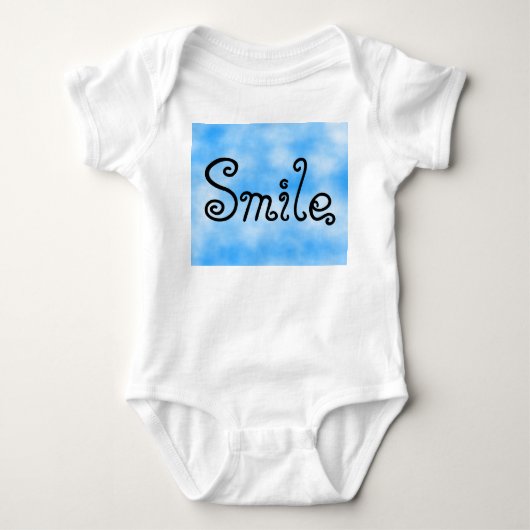 Smile-baby creeper romper (Voorkant)