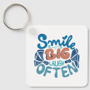 Smile Big Laugh Vaak Sleutelhanger