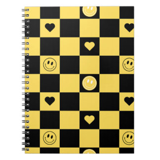Smile black and yellow notitieboek