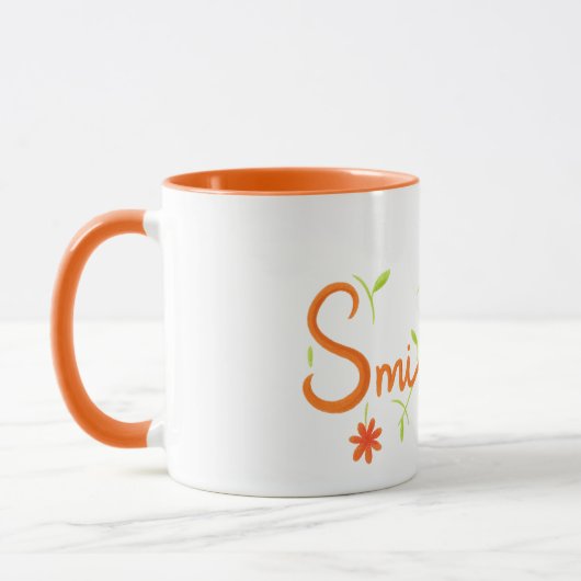 Smile Brush Style Line Art | Combo Mug Mok (Links)