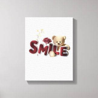 Smile Canvas Afdruk