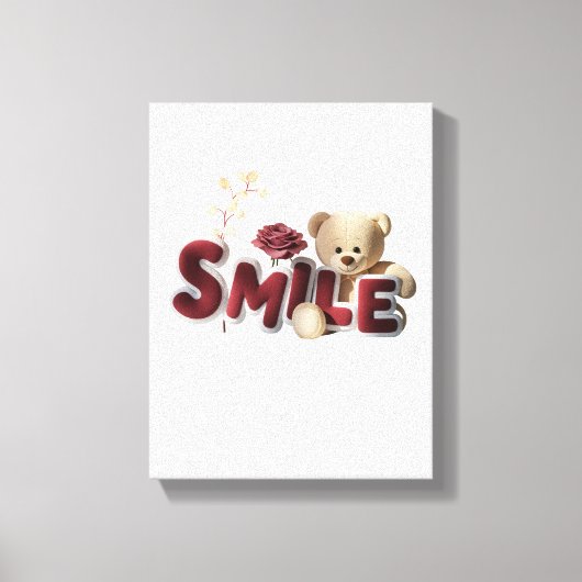 Smile Canvas Afdruk (Voorkant)