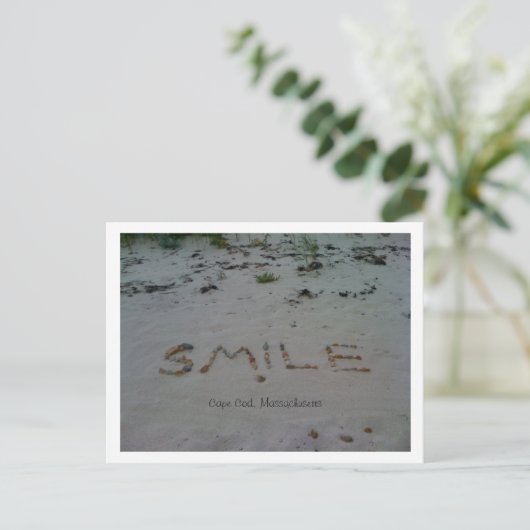 Smile Cape Cod Beach Briefkaart (Staand voorkant)