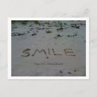 Smile Cape Cod Beach Briefkaart