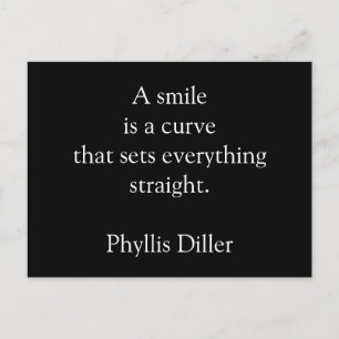 Smile - carte postale inspirante