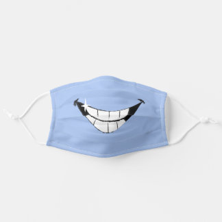 Smile - Cartoon Hollywood Dental Smile, Face Mask Stoffen Mondmasker