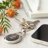 Smile Corner metal keychain (Zijkant)