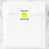Smile dieu vous aime autocollant (Sac)