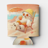 Smile Dog - Beach Mode On Blikjeskoeler (Achterkant)