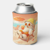 Smile Dog - Beach Mode On Blikjeskoeler (Blikje Achterkant)