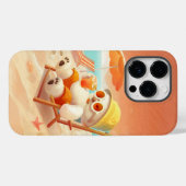 Smile Dog - Beach Mode On Case-Mate iPhone Case (Achterkant (horizontaal))