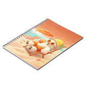 Smile Dog - Beach Mode On Notitieboek (Linkerzijde)