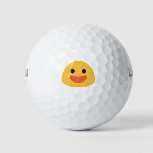 Smile Emoji Golfballen (Voorkant)