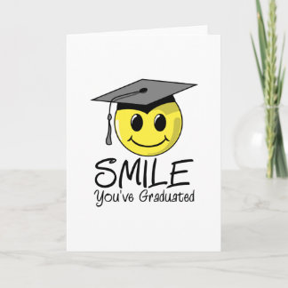 Smile Emoji Je hebt Afstuderen Kaarten afgestudeer