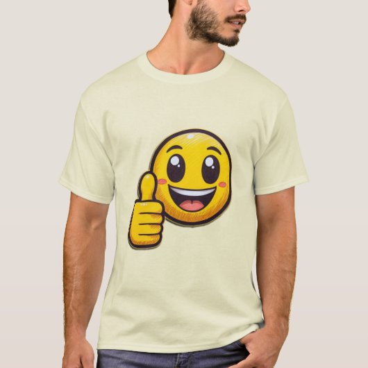 Smile Emoji Nouveau t-shirt design unisex (Devant)