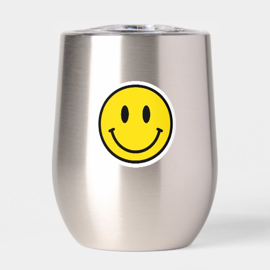 Smile Face Emoji Joyeux Jaune Black Kindness Amusa (Avant)