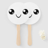 Smile Face Handwaaier (Voorkant en achterkant)