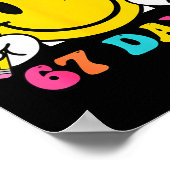 Smile Face I Survived 67 Days Of School  Poster (Hoek)