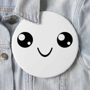 Smile Face Ronde Button 6,0 Cm