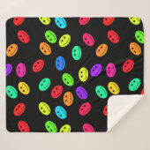 Smile Face sherpa couverture (Devant (Horizontal))