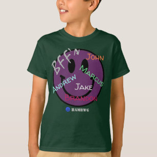 Smile Face T-shirt - BFF Plum Emoji