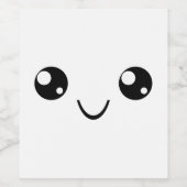 Smile Face Wijn Etiket (Enkel label)