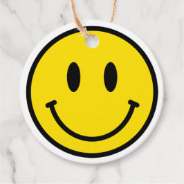Smile Face Yellow Black White Happy Face Emoji Fav Bedankjes Labels