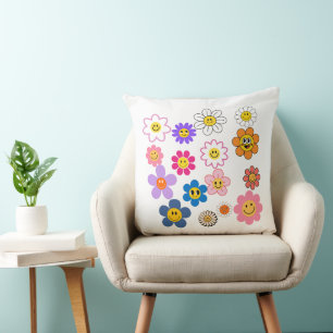 Smile Flowers 20x20 Sierkussen