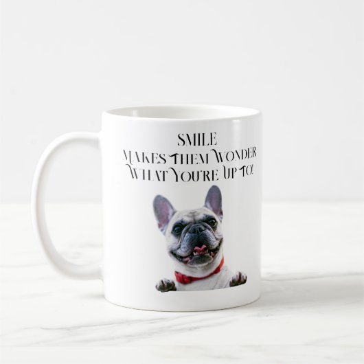 Smile French Bulldog - Mug (Gauche)