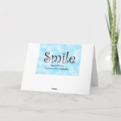 smile-greeting cards kaart (Achterkant)